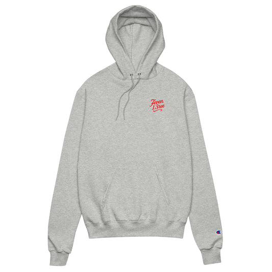 7.1.3 x Champion hoodie (Light Steel & Red)